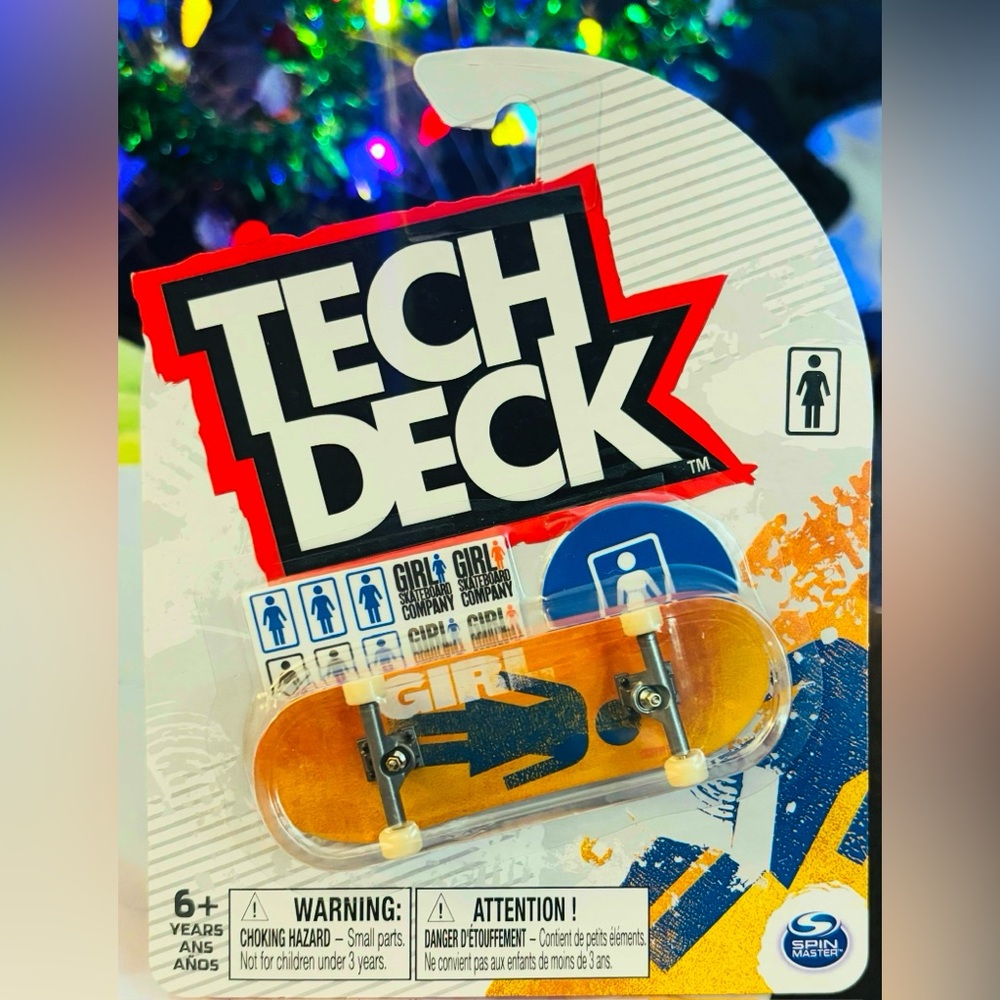 Tech Deck Girl Rare Fingerboard & Decals